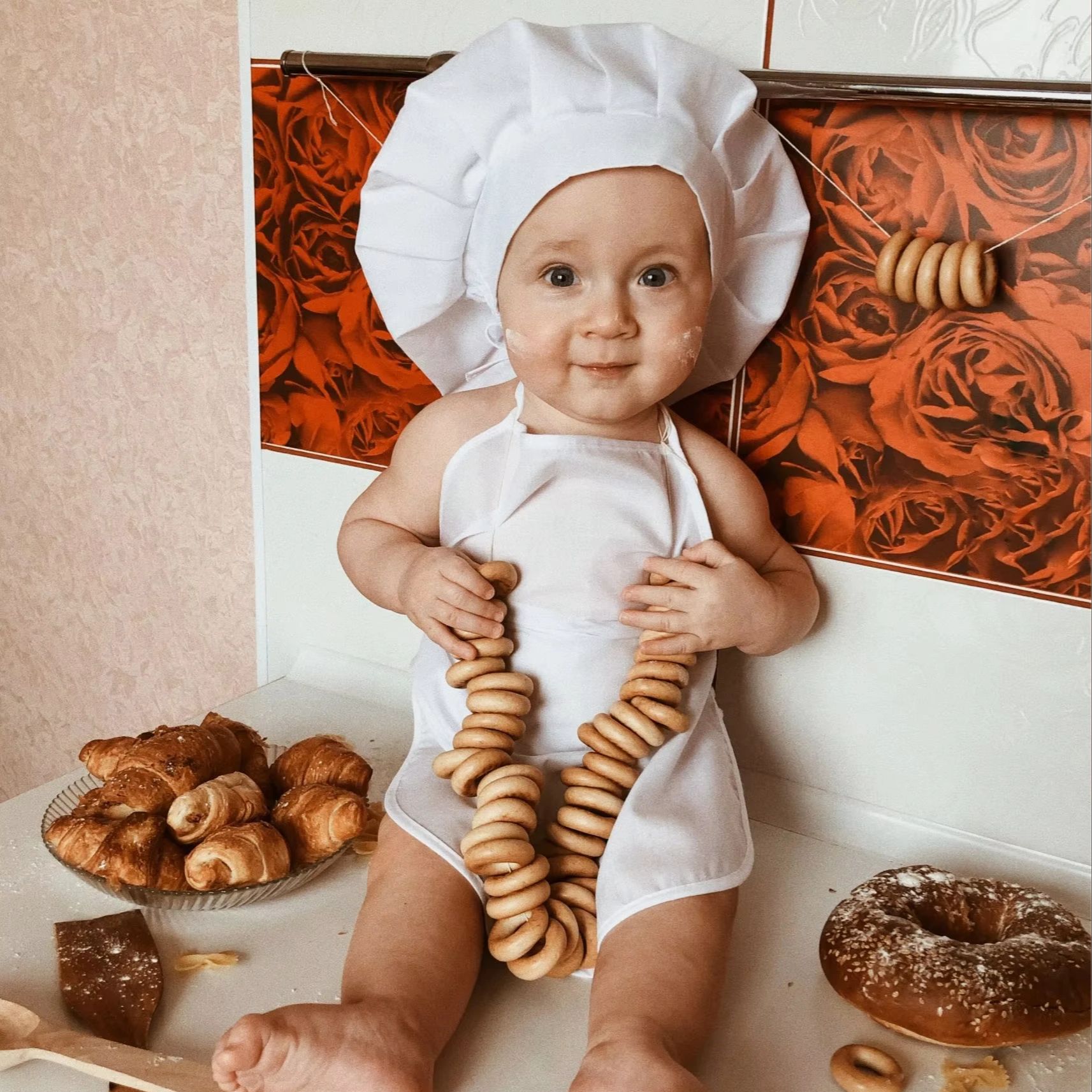Baby Clothing Gender Neutral - Costume de chef pour nouveau-né, accessoires