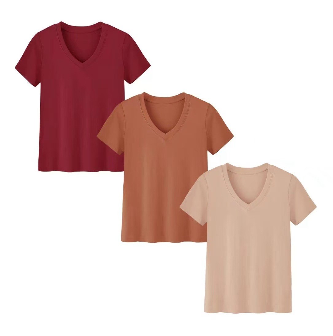 Summer Short Set - Ensemble décontracté pour femme : T-shirt