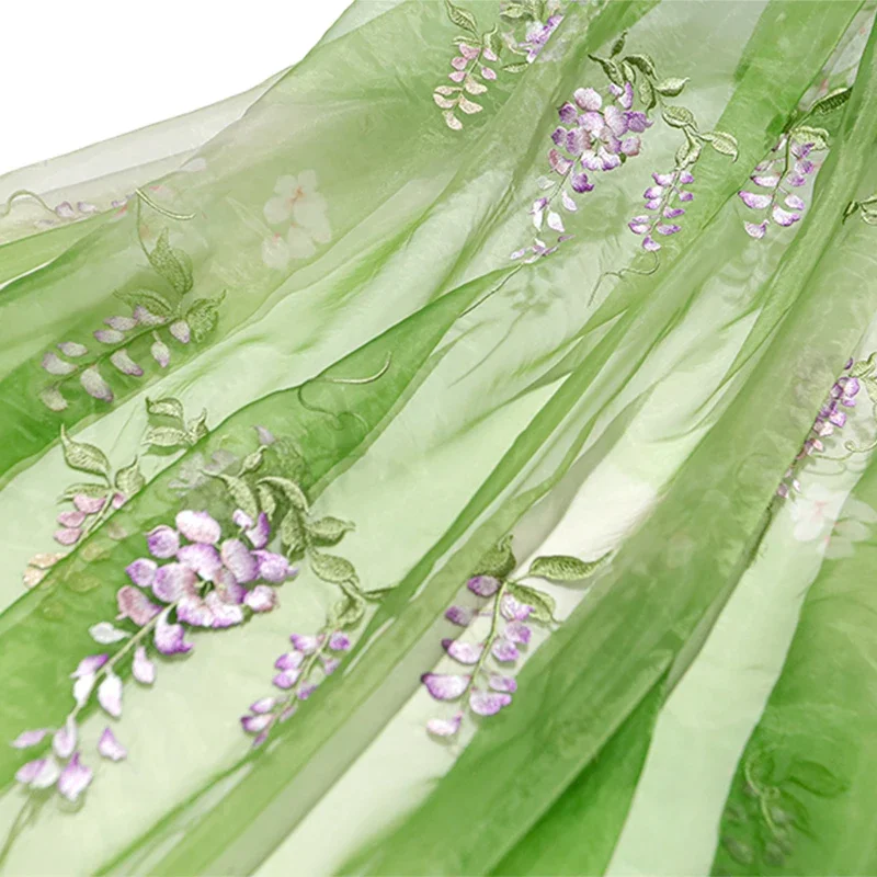 Baby Clothing For Summer - Tissu de broderie de glycine bricolage,