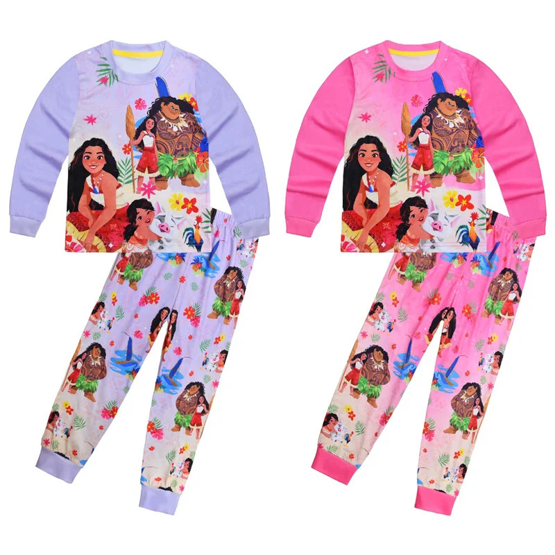 Baby Clothing Unit - Anime Cosplay printemps automne Vaiana ensembles