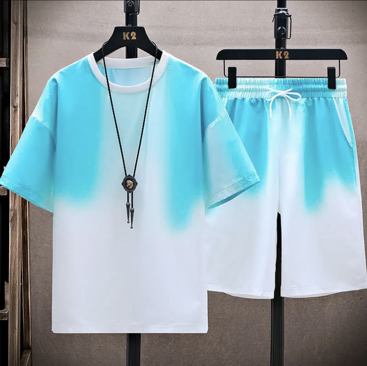 Summer Short Set - Nouvel ensemble d'été en soie glacée