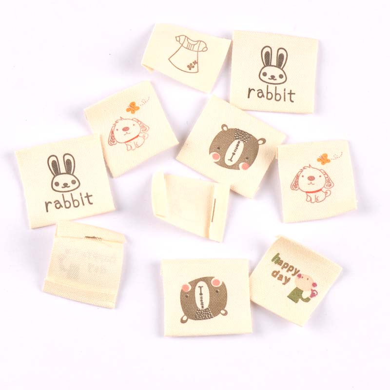 Étiquette tissée en coton beig - Baby Clothing Labels avis et prix