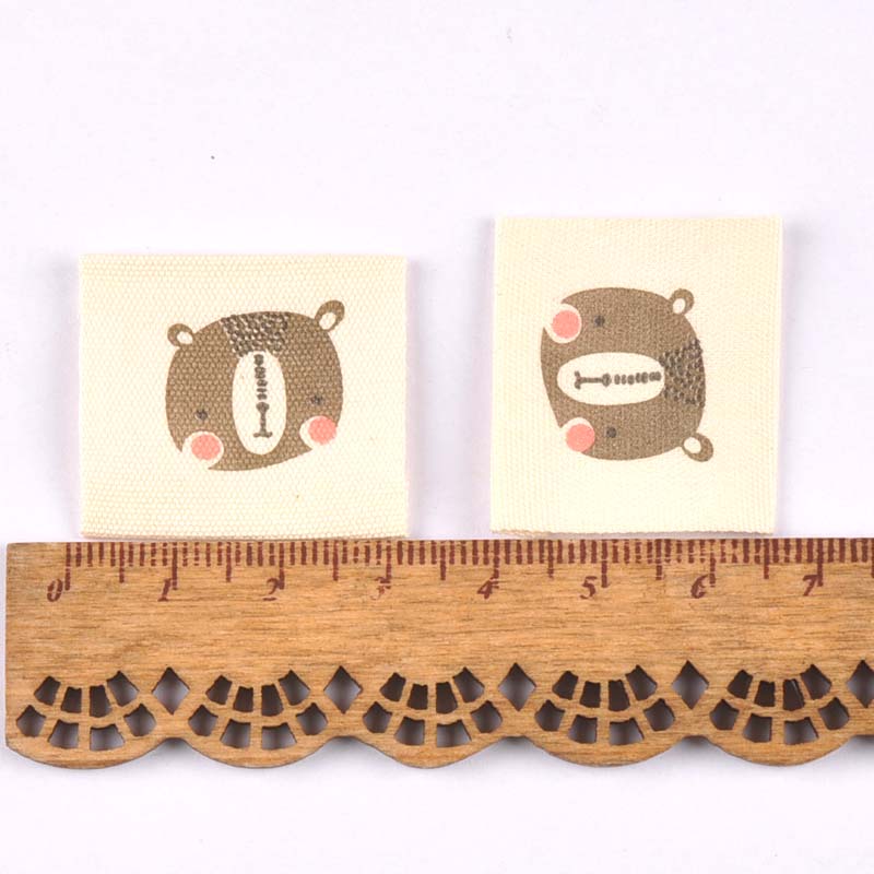Étiquette tissée en coton beig - Baby Clothing Labels avis et prix