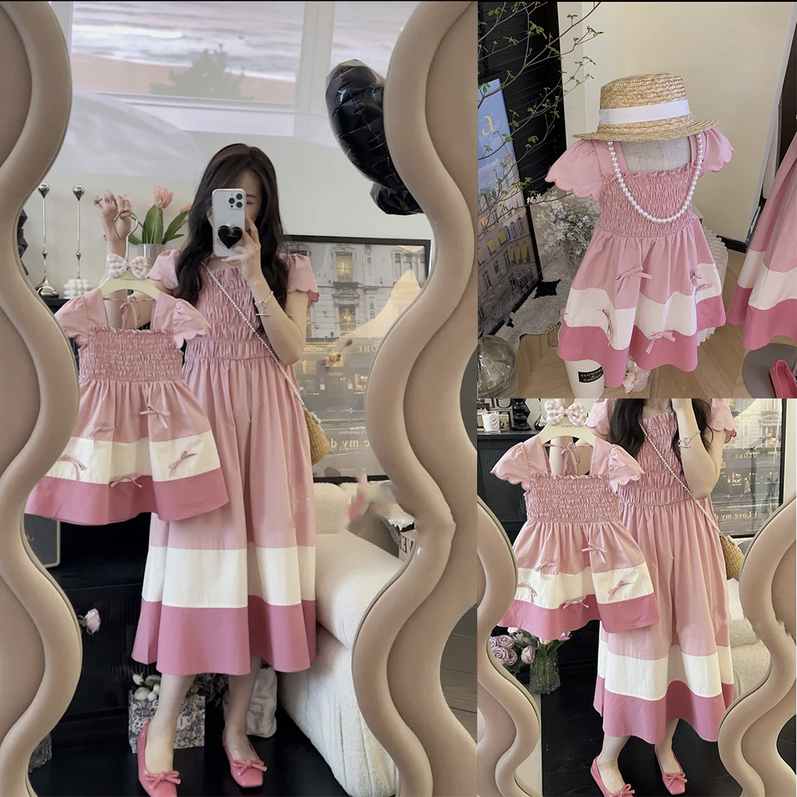 Robe d'été smockée rose pour f - Baby Clothing For Summer avis et prix