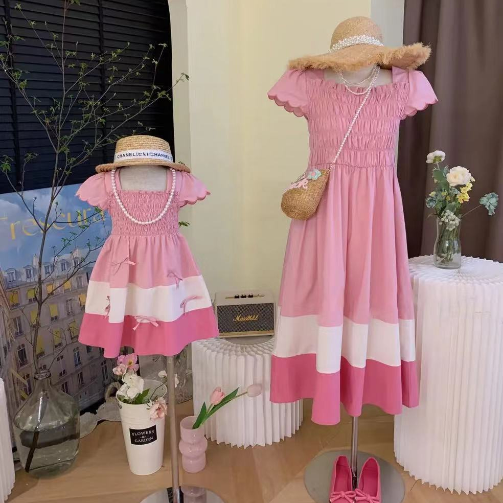 Robe d'été smockée rose pour f - Baby Clothing For Summer avis et prix