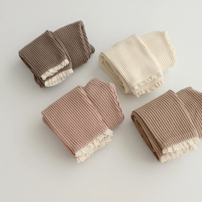 Leggings en coton et dentelle  - Baby Clothing Outlet avis et prix