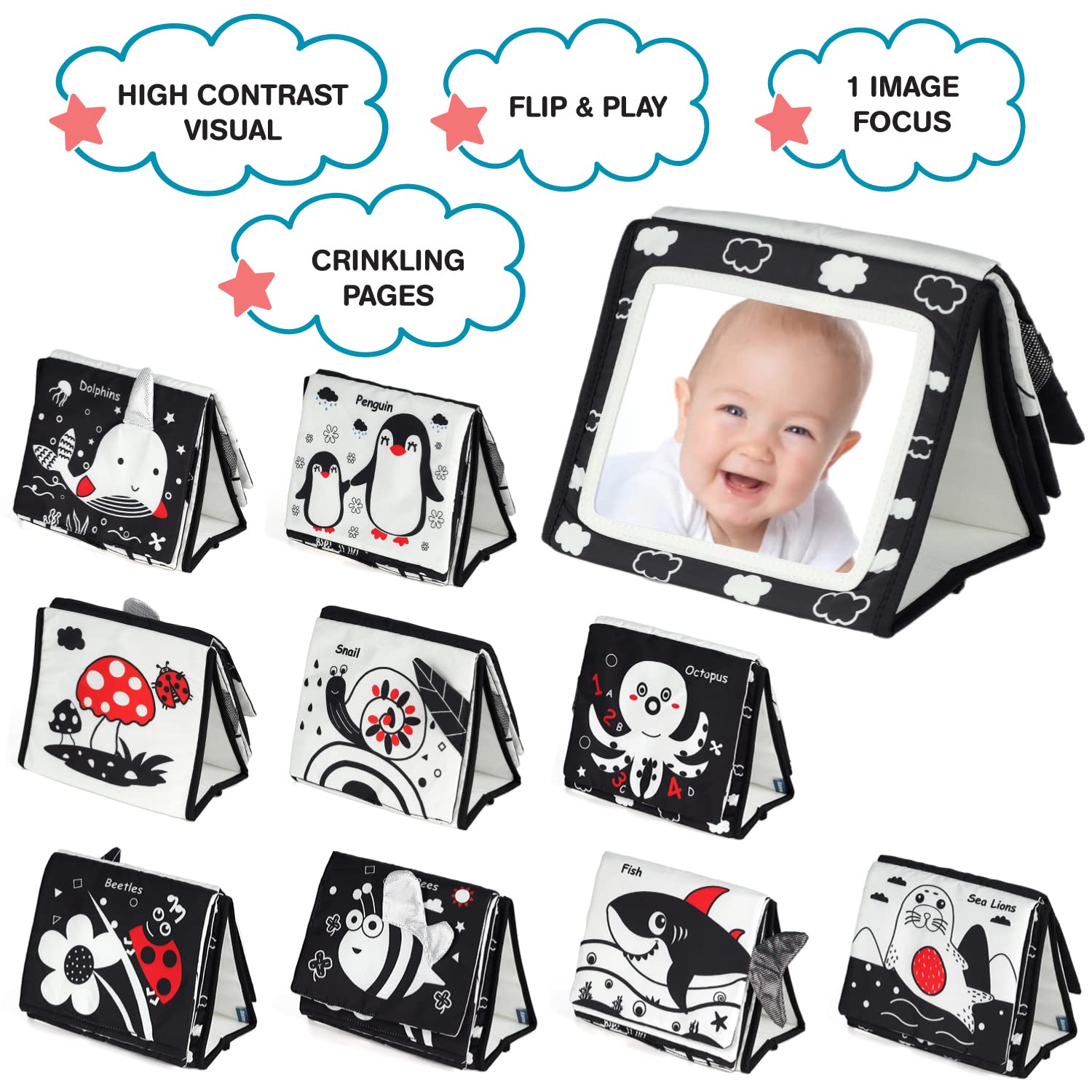 TUNITime-Miroir Noir et Blanc  - Baby Clothing Gift Set avis et prix